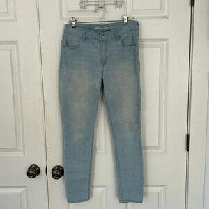 Old Navy super skinny light wash denim jeans size 6